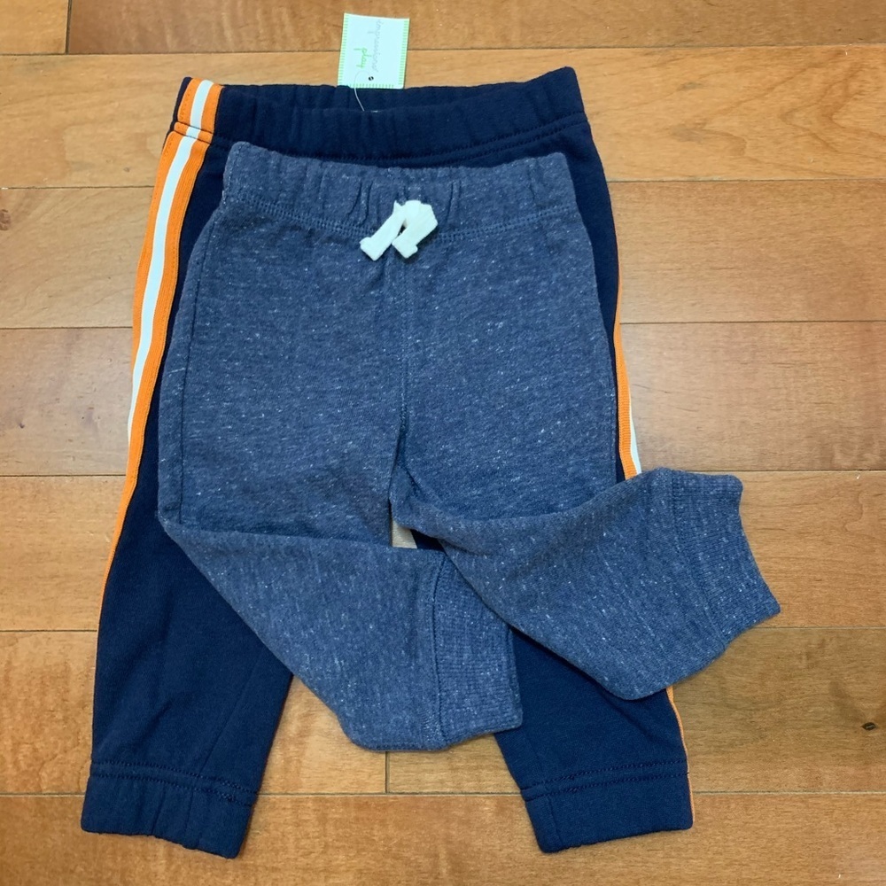 2 jogger sweatpants size 12 months